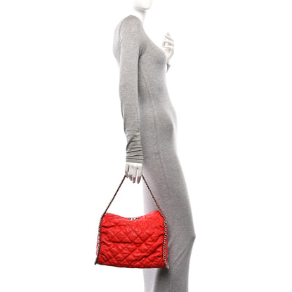 Chanel Washed Lambskin Chain Around Hobo Red 2 of 10