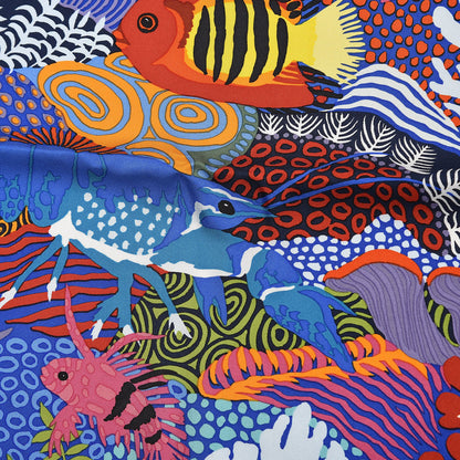 Hermes Silk Under The Waves Scarf 90 3 of 6