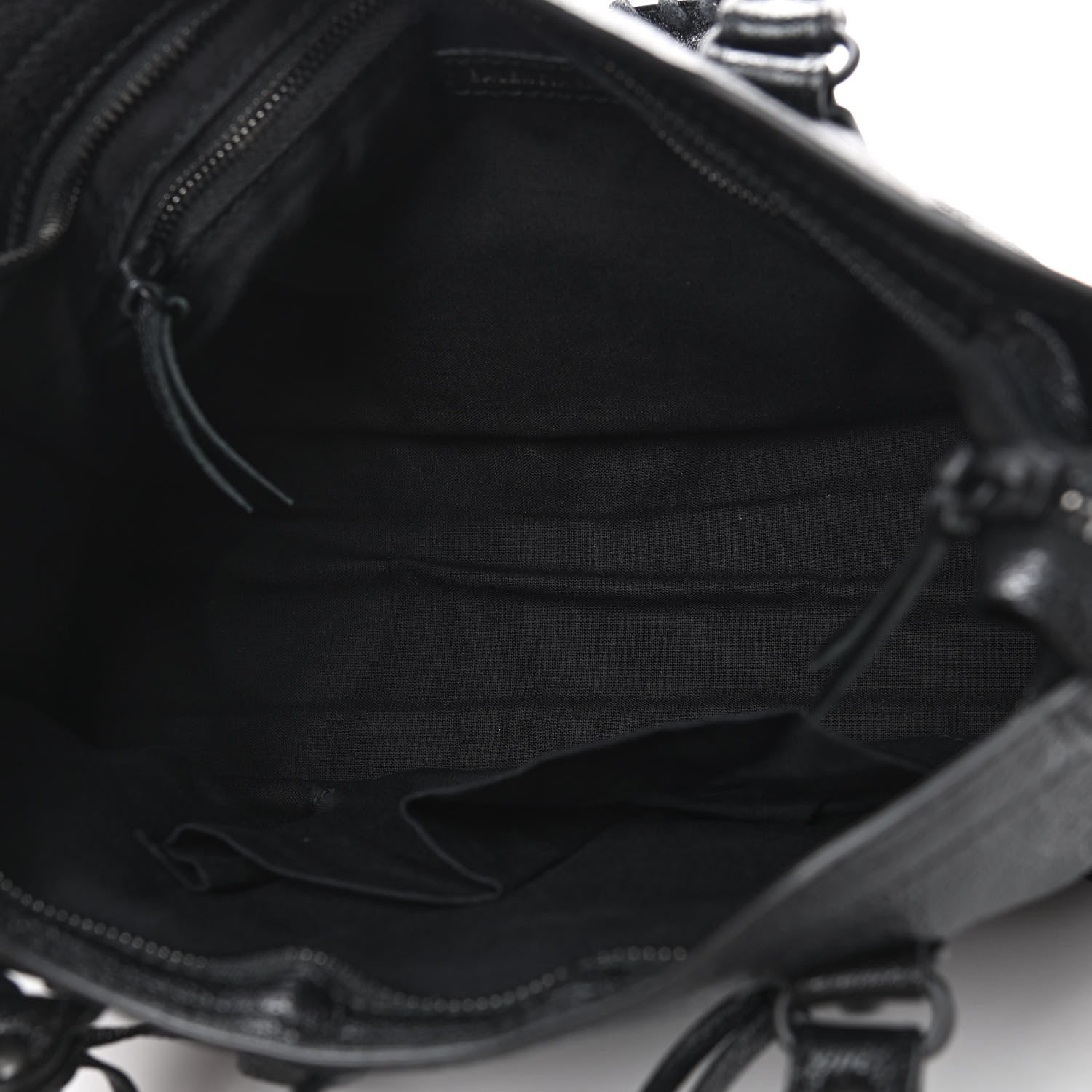 Balenciaga Chevre Black Metallic Edge Hardware S City Black 4 of 8