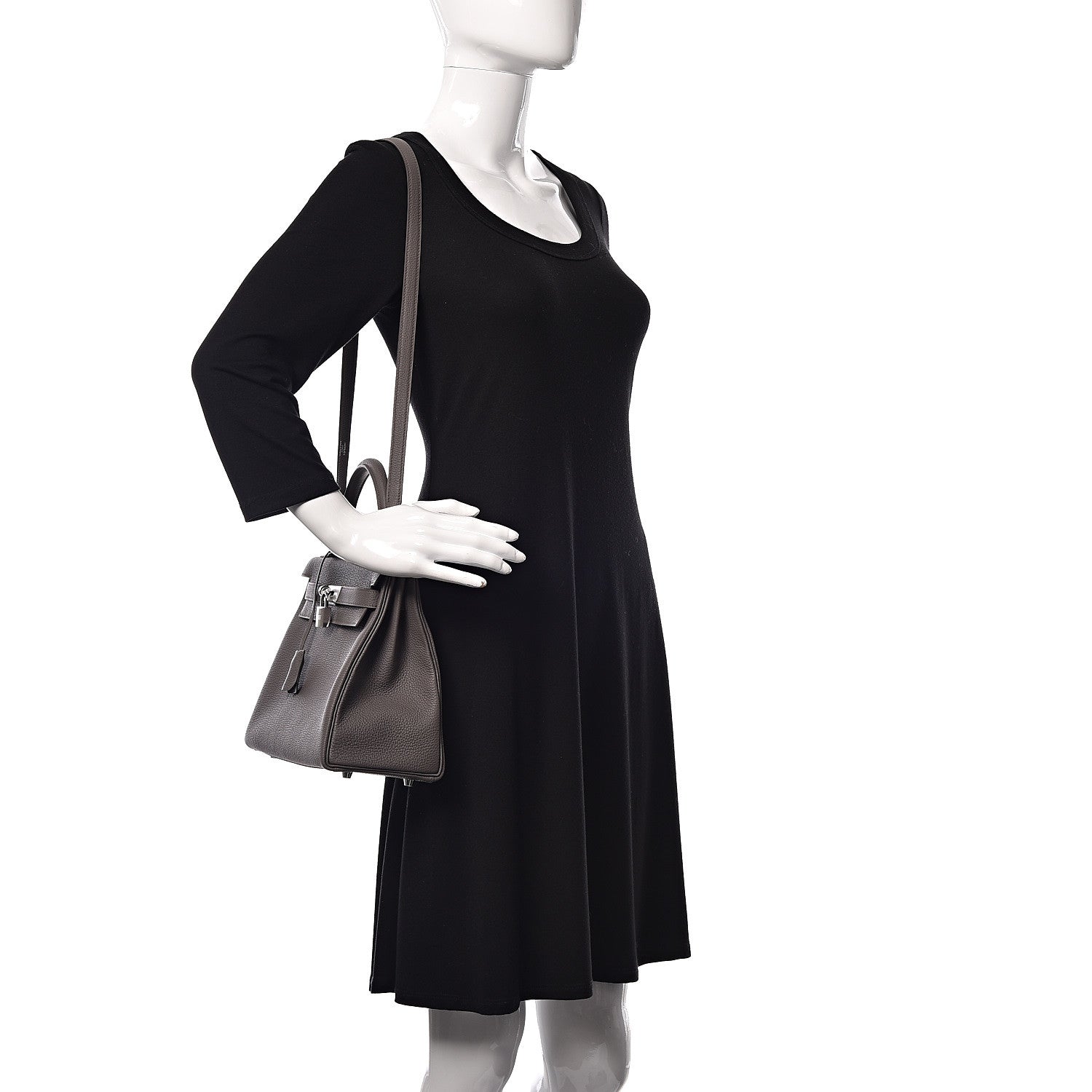 Hermes Togo Kelly Retourne 28 Etain 2 of 34