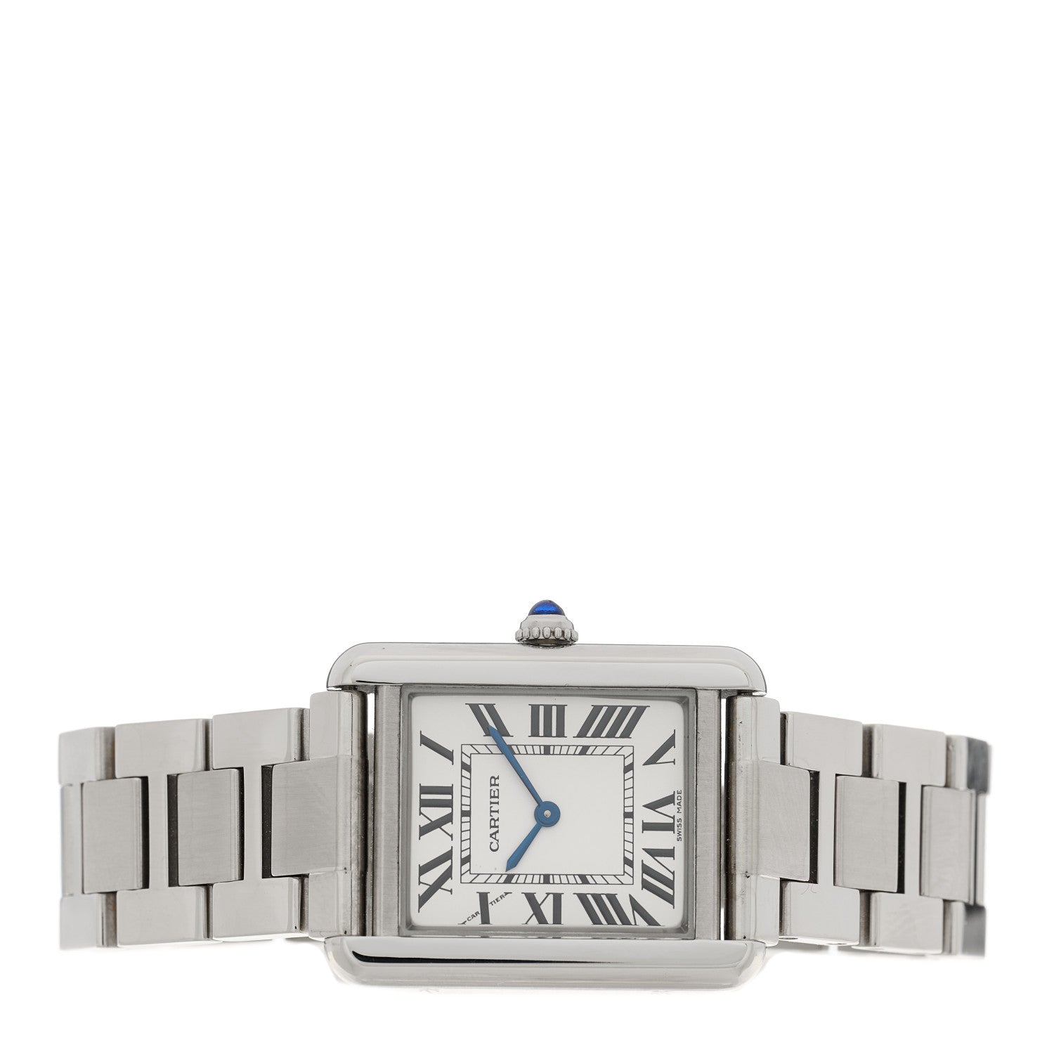 Cartier Stainless Steel 24mm Tank Solo Quartz Watch 2 of 6