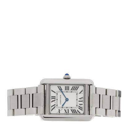 Cartier Stainless Steel 24mm Tank Solo Quartz Watch 2 of 6