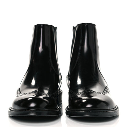 Saint Laurent Calfskin Army Chelsea Boots 38 Black 2 of 7