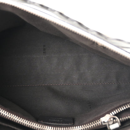 Fendi Vitello Dolce Pearl Scalloped Studded Medium By The Way Boston Bag Grigio Perla 5 of 10