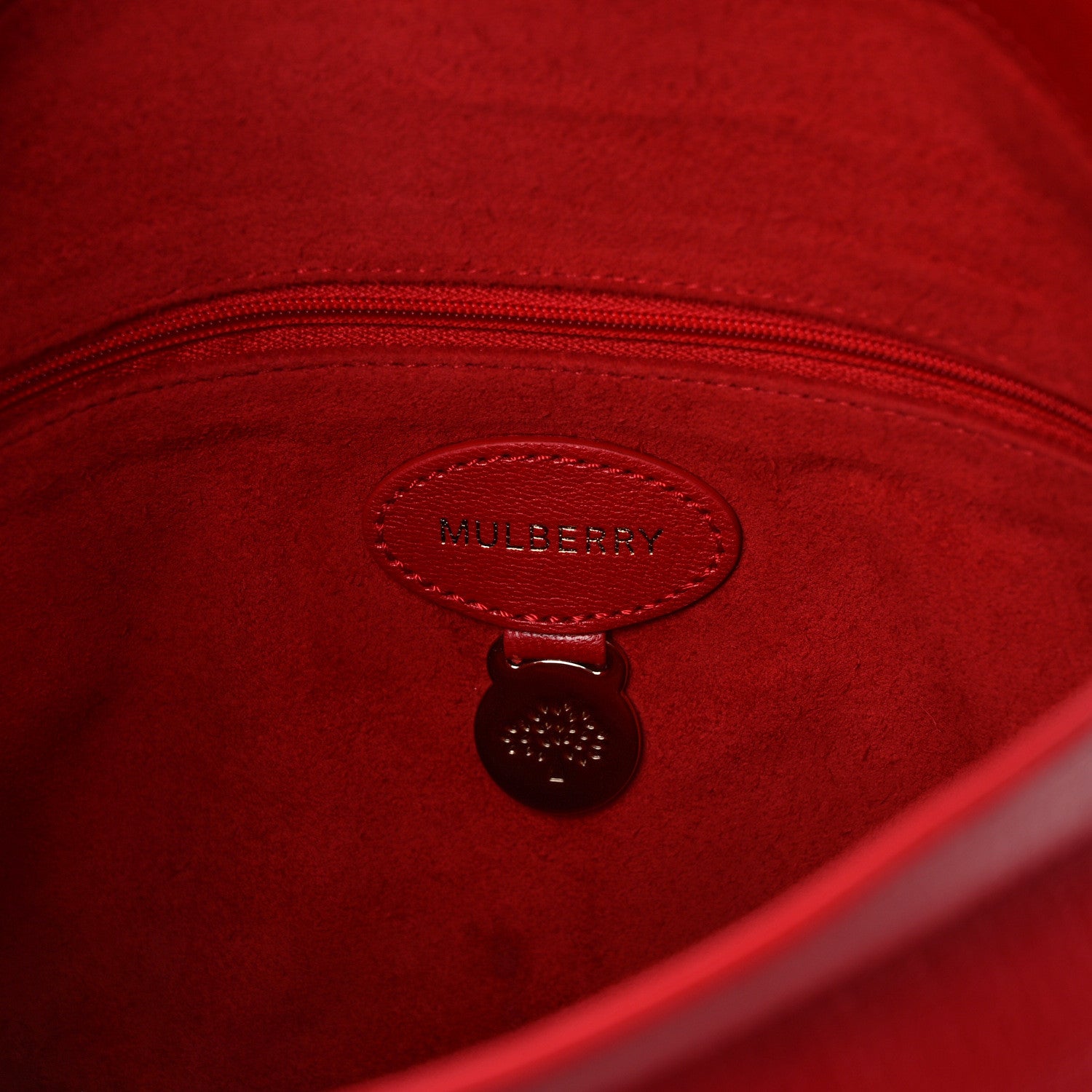Mulberry Shiny Goat Clemmie Clutch Red 6 of 10