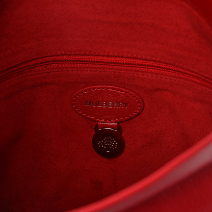 Mulberry Shiny Goat Clemmie Clutch Red 6 of 10