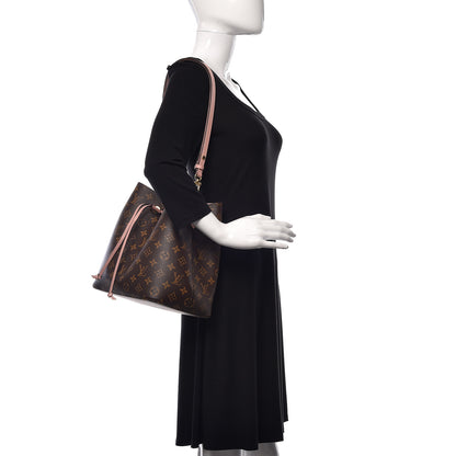Louis Vuitton Monogram Neonoe MM Rose Poudre 2 of 8