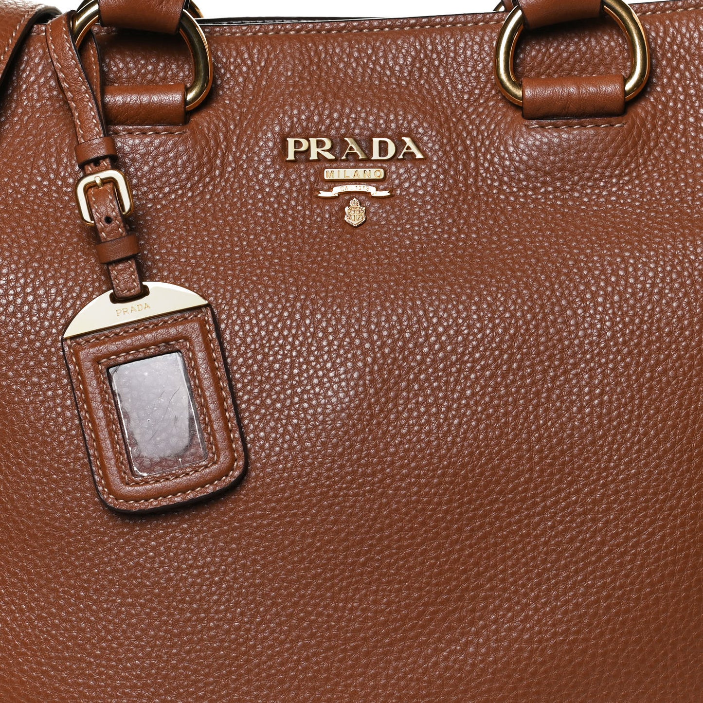 Vitello Daino Shopping Tote Palissandro