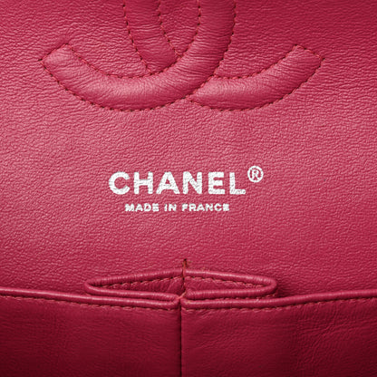 Chanel Patent Quilted Medium Double Flap Dark Pink 6 of 13