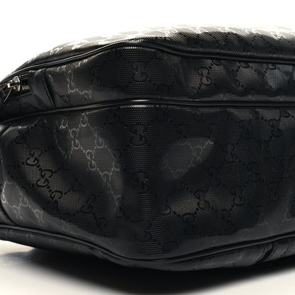 Gucci Imprime Monogram Medium Travel Bag Black 9 of 11