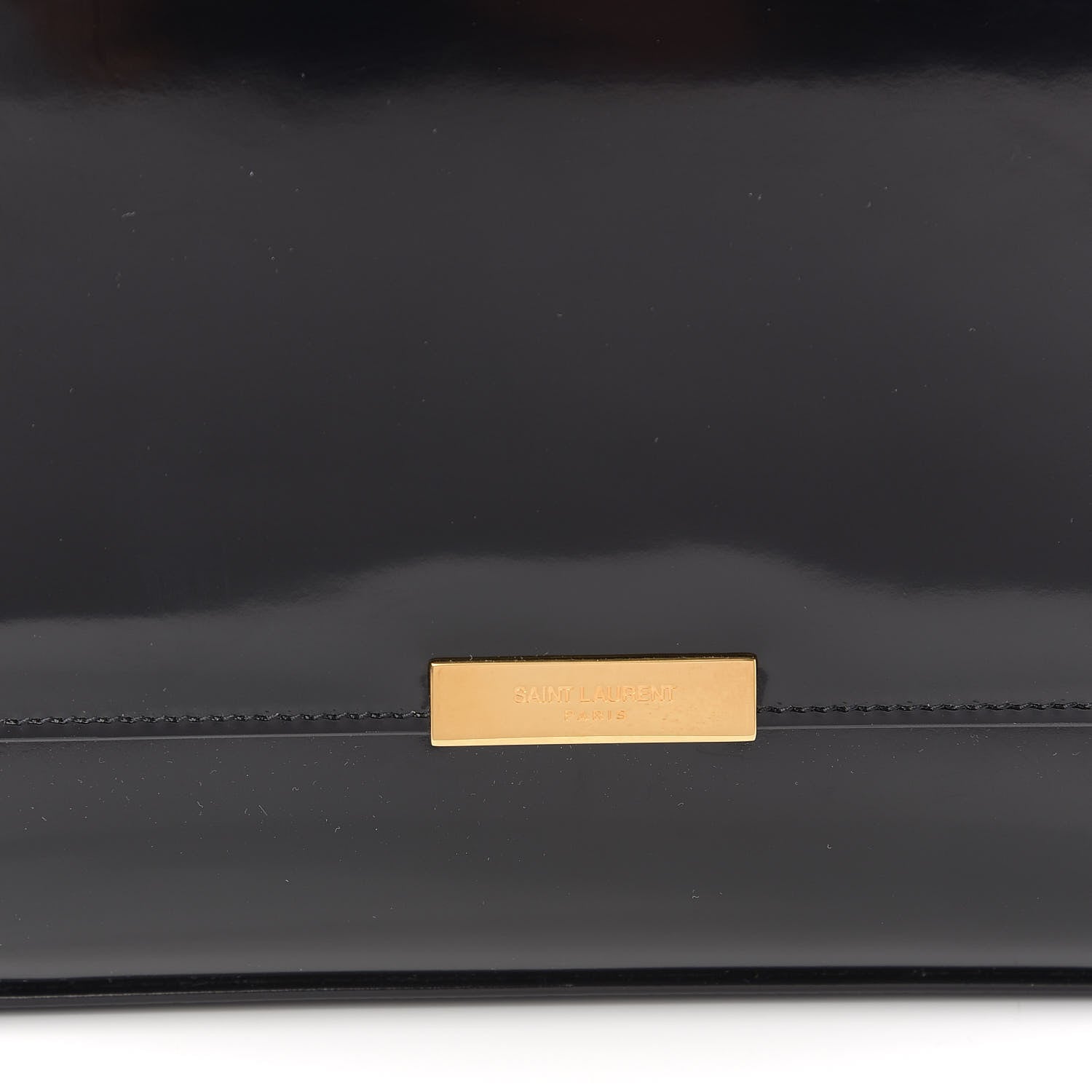 Saint Laurent Patent Le 90 Shoulder Bag Black 10 of 10
