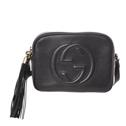 Gucci Pebbled Calfskin Small Soho Disco Bag Black 1 of 9