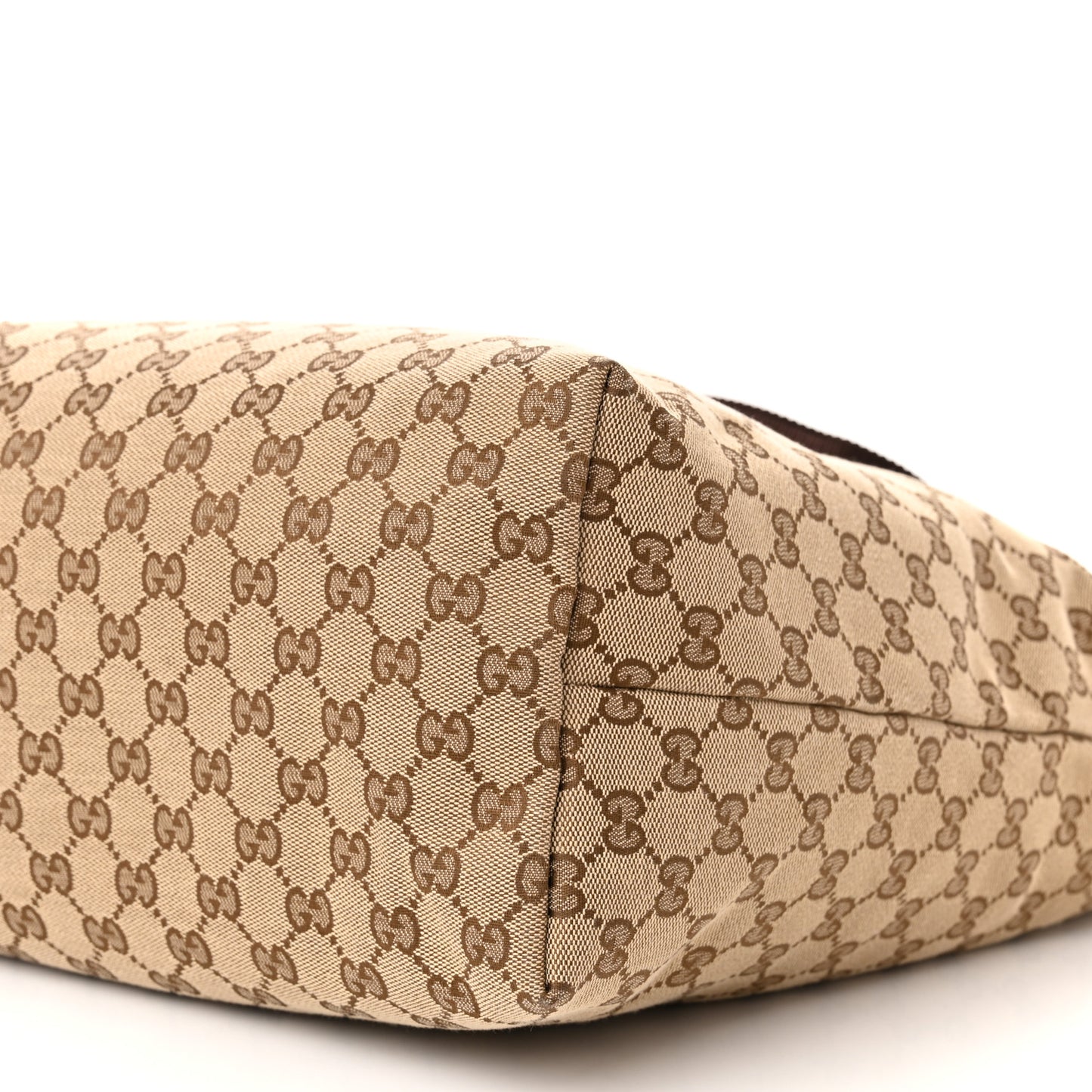 GG Monogram Medium Handle Vertical Tote Brown