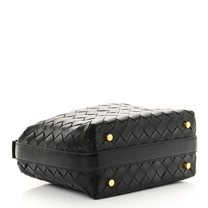 Bottega Veneta Calfskin Nappa Intrecciato Mini Wallace Black 4 of 10