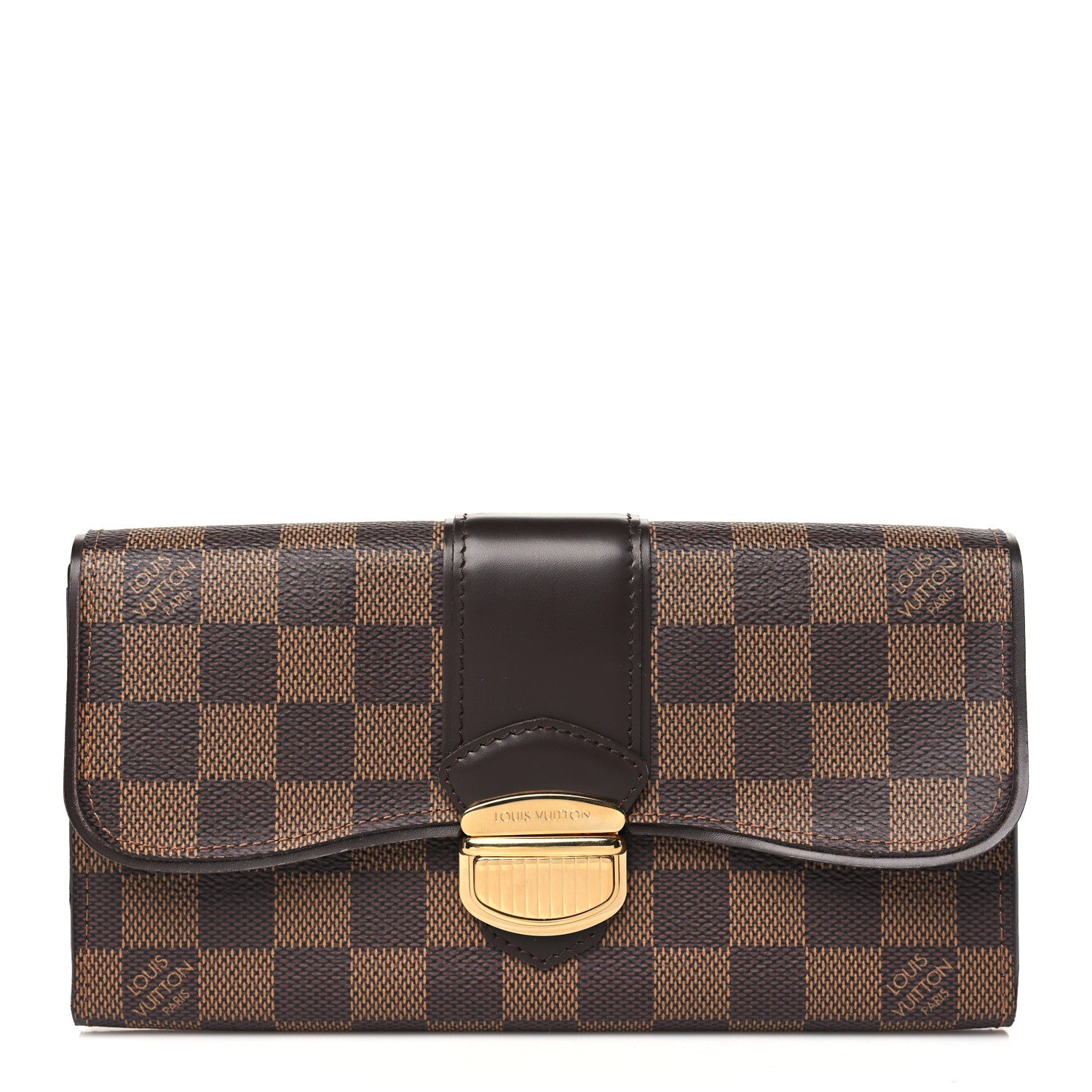 Louis Vuitton Damier Ebene Sistina Wallet 1 of 8