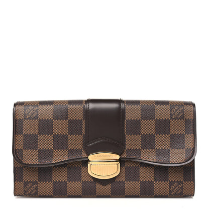 Louis Vuitton Damier Ebene Sistina Wallet 1 of 8
