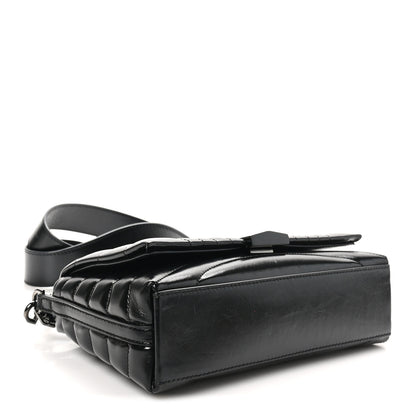 Givenchy Shiny Calfskin 4G Quilted Small Shoulder Bag Black 4 of 9