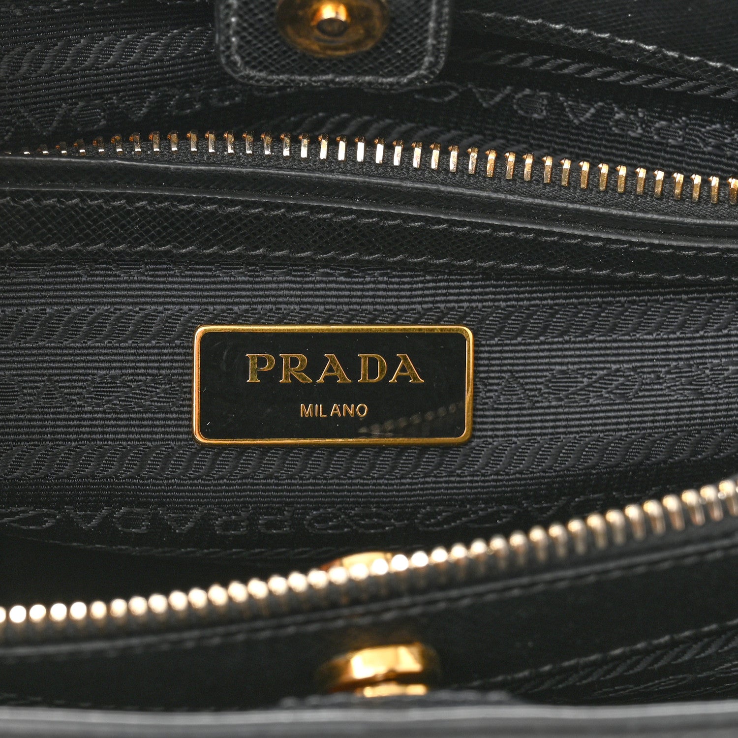 Prada Saffiano Lux Medium Tote Black 6 of 13