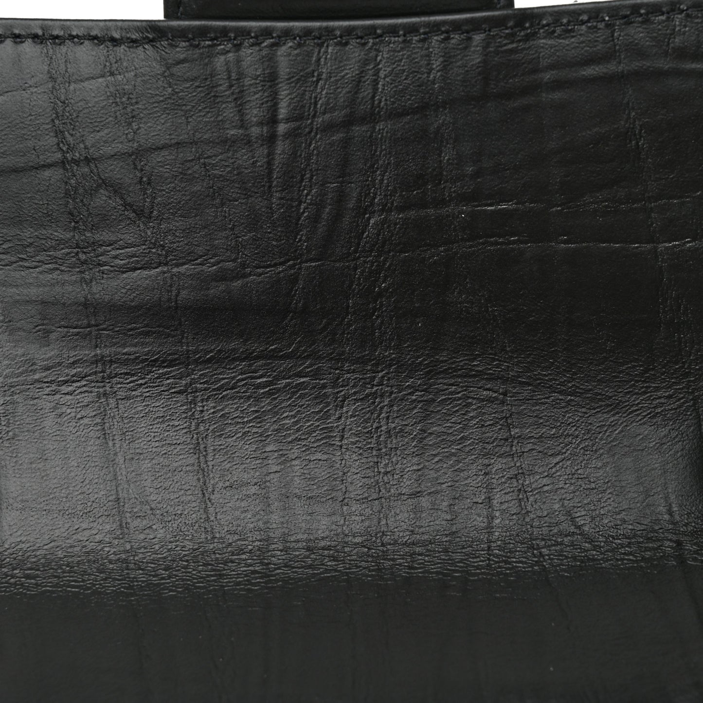 Aged Calfskin Chevron Quilted 2.55 Reissue Mini Flap Black