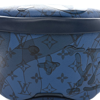 Louis Vuitton Monogram Aquagarden Discovery Bumbag Abyss Blue 7 of 9
