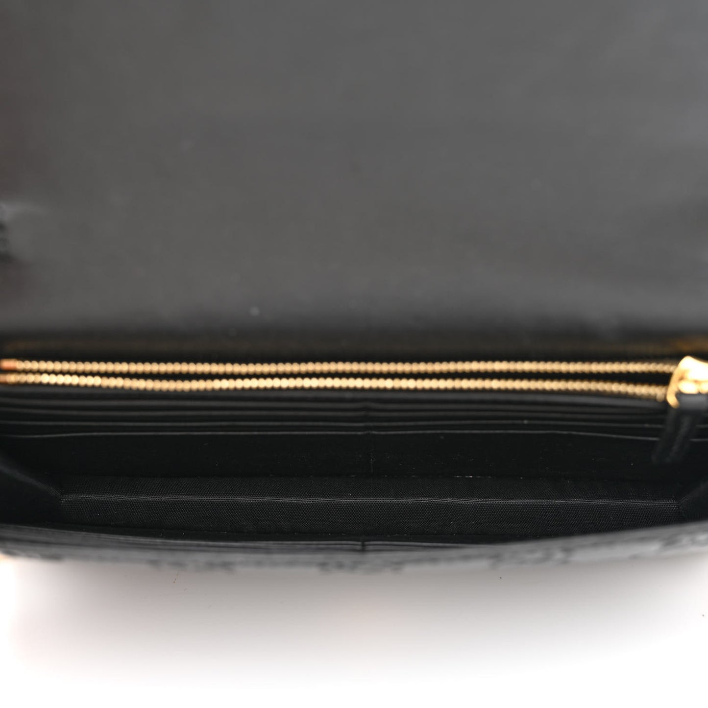 Guccissima Icon Chain Wallet Black