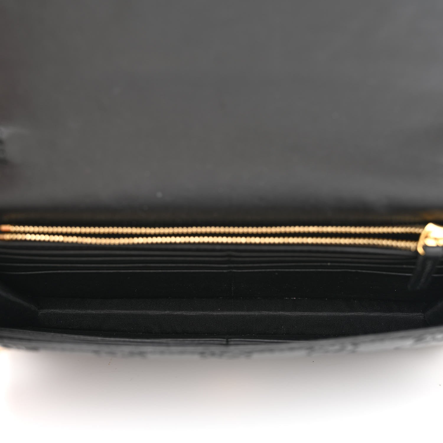 Gucci Guccissima Icon Chain Wallet Black 5 of 10