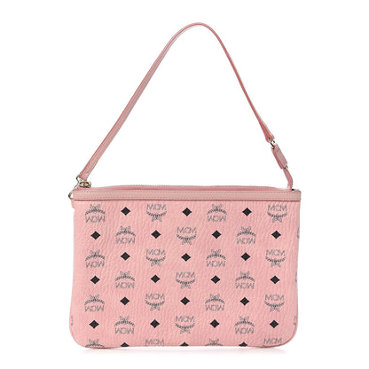 MCM Viseto Stark Wristlet Pouch Pink 1 of 10
