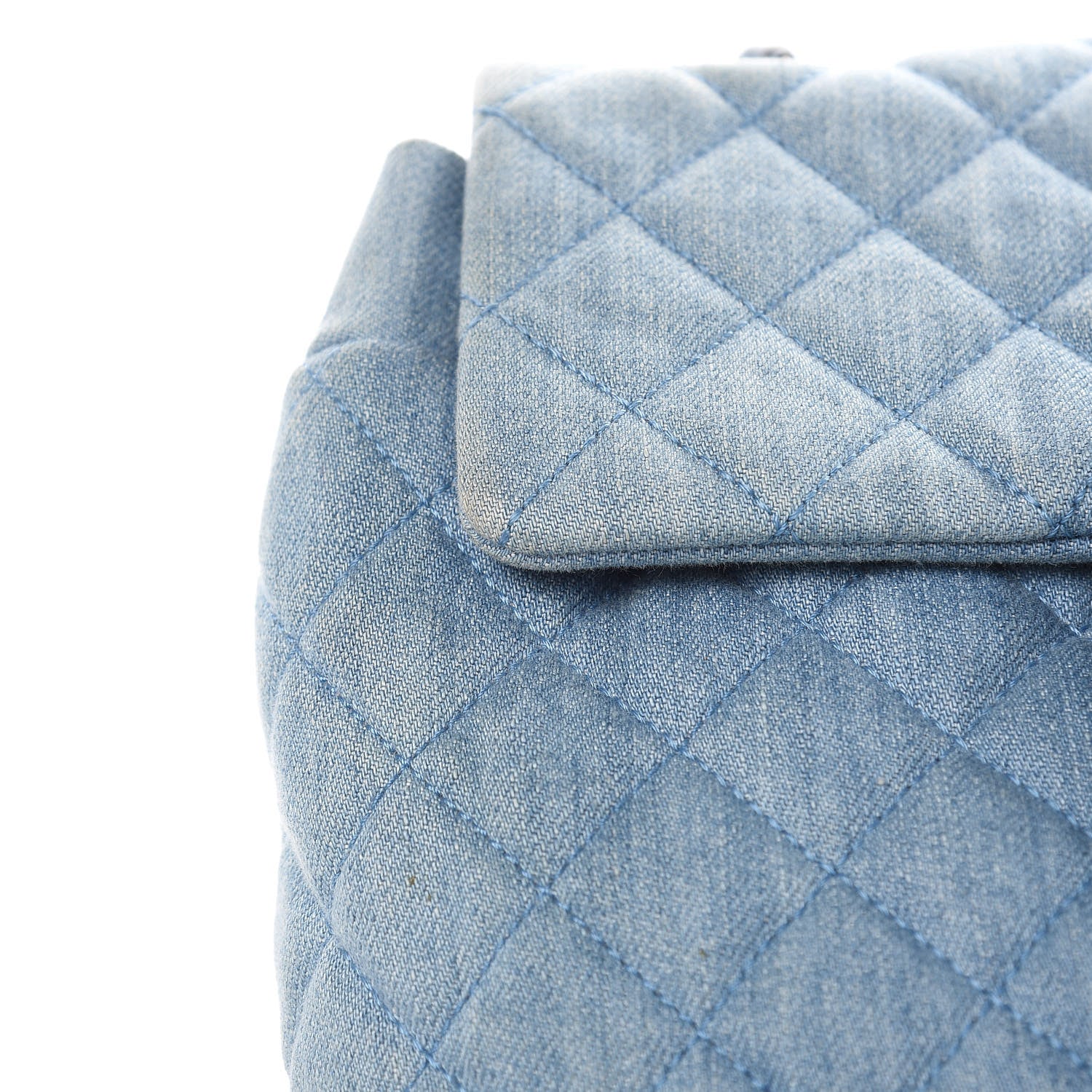 Chanel Washed Denim Quilted Small Urban Spirit Backpack Light Blue 11 of 16