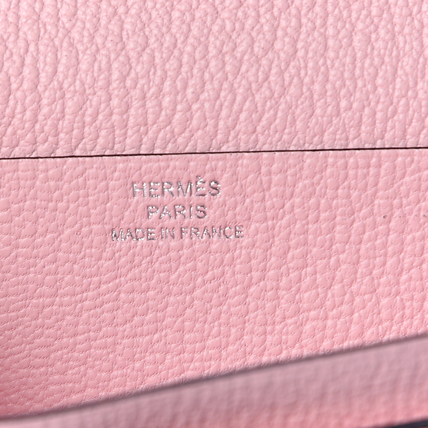 Hermes Chevre Mysore Bearn Gusset Wallet Rose Sakura 6 of 7