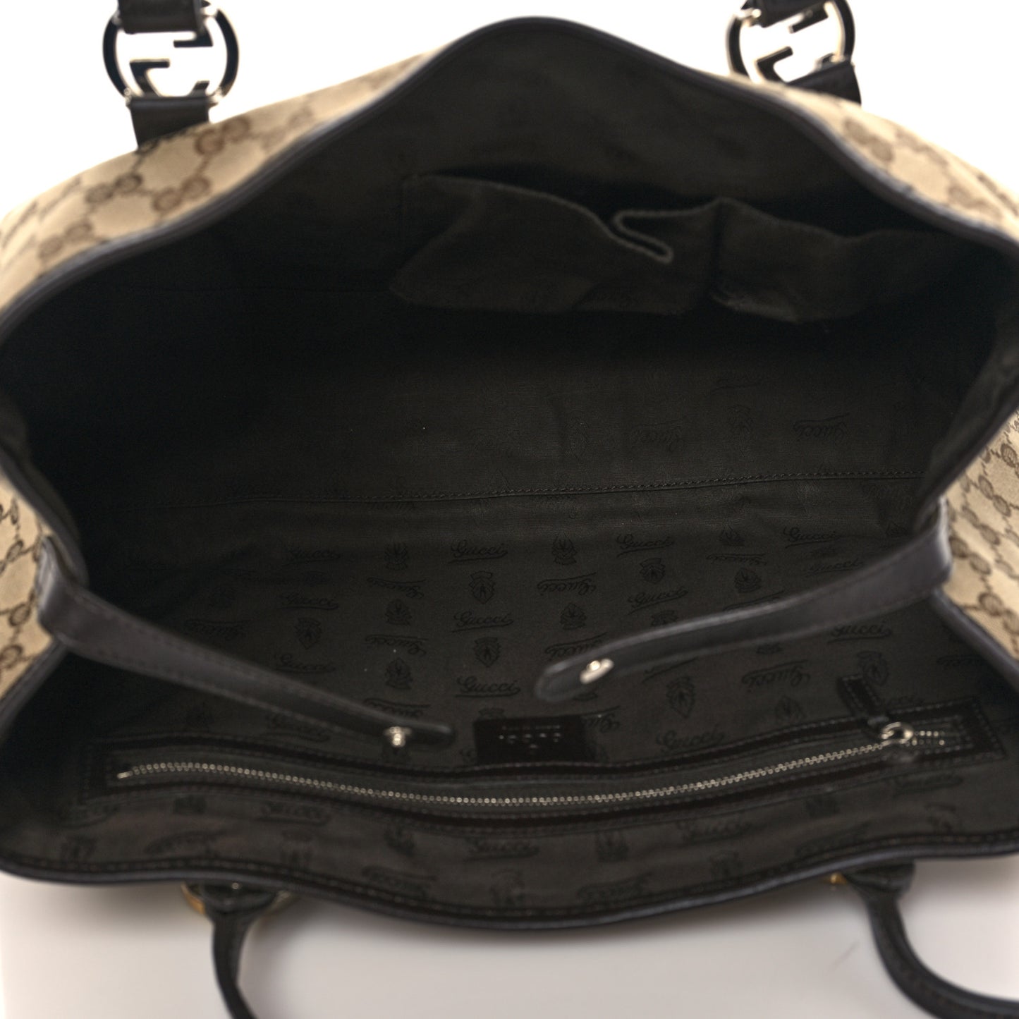 Monogram Medium Twins Tote Black