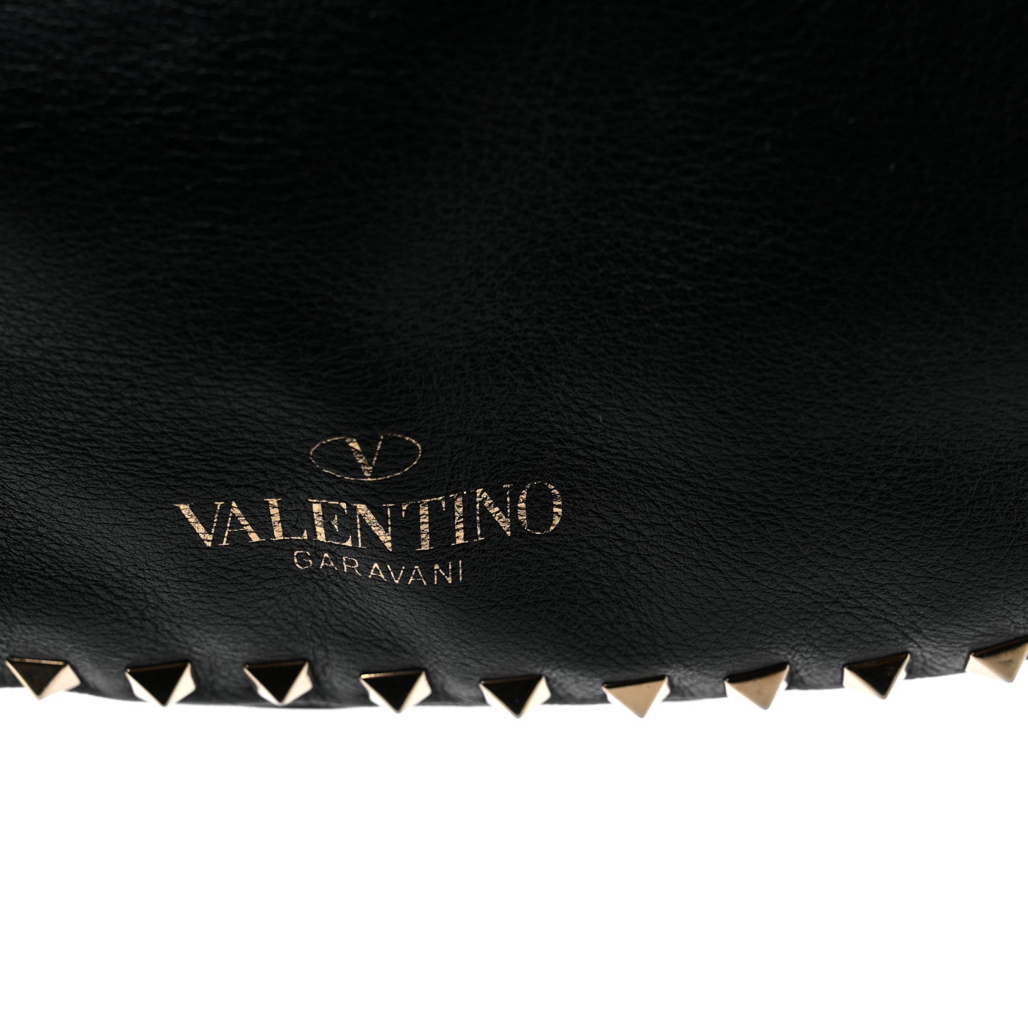 Valentino Garavani Vitello Rockstud Hobo Black 7 of 12
