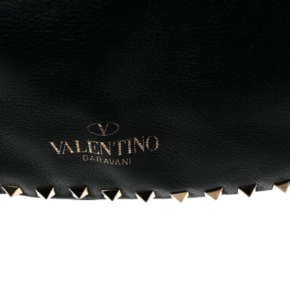 Valentino Garavani Vitello Rockstud Hobo Black 7 of 12