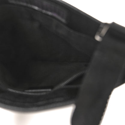 Gucci GG Monogram Messenger Crossbody Bag Black 5 of 9