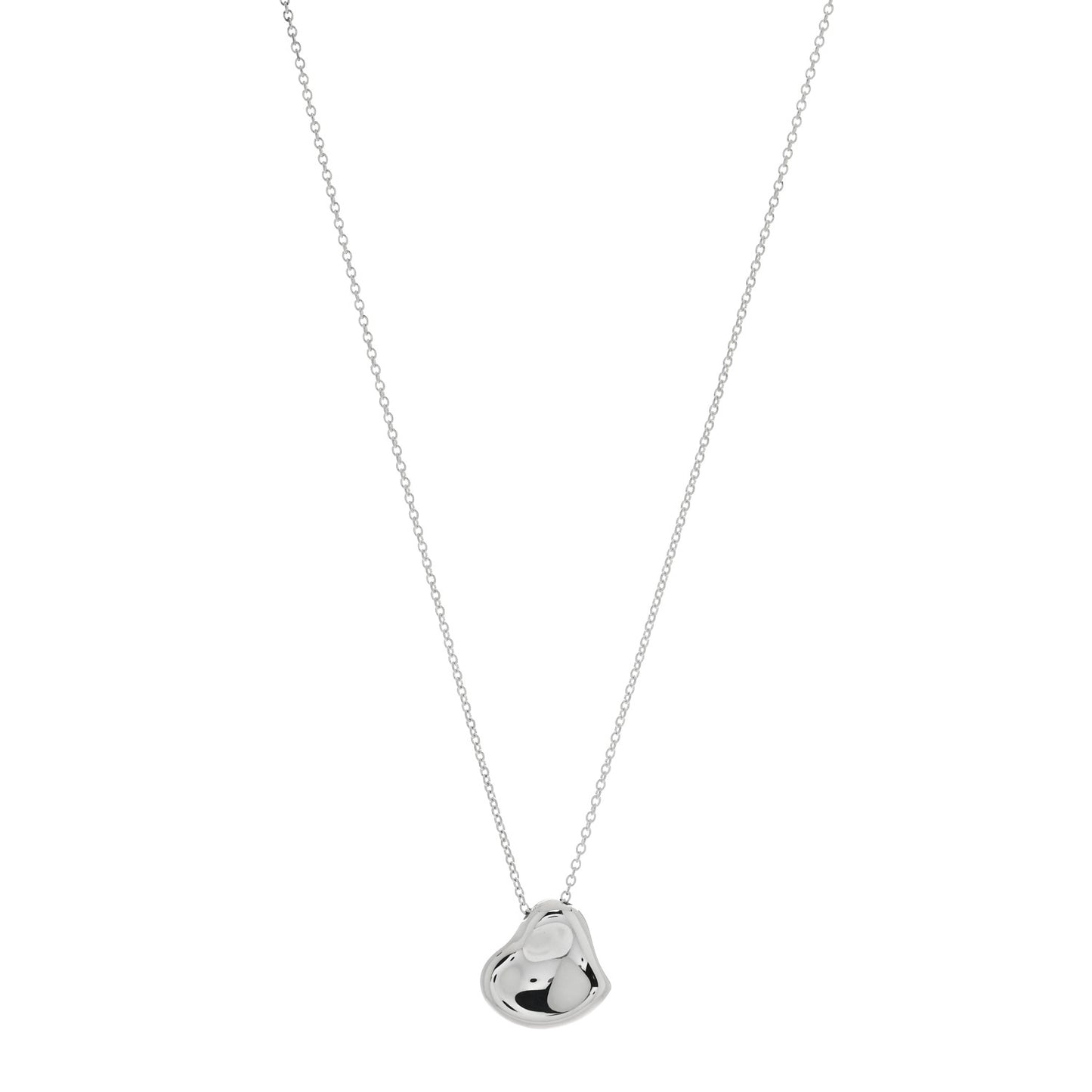 Sterling Silver Elsa Peretti Full Heart Pendant Necklace