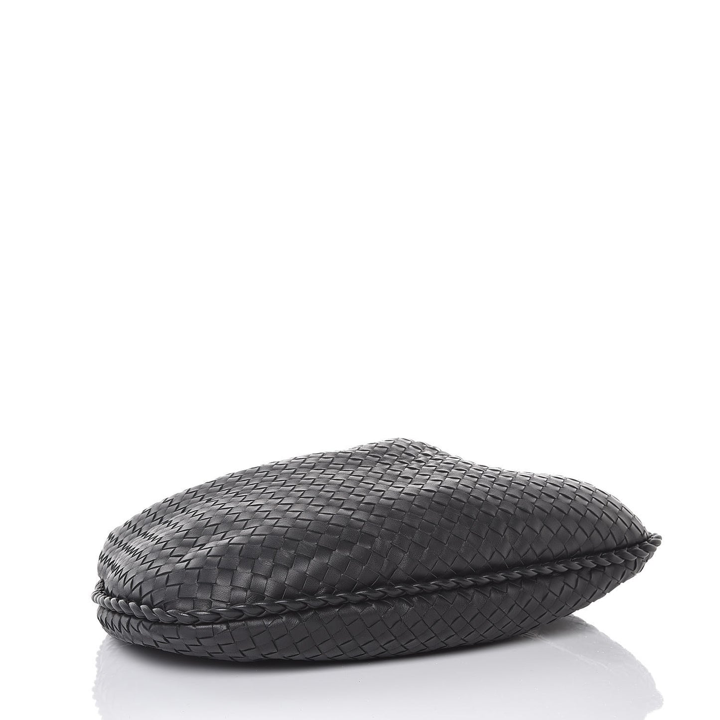 Nappa Intrecciato Medium Veneta Hobo Black