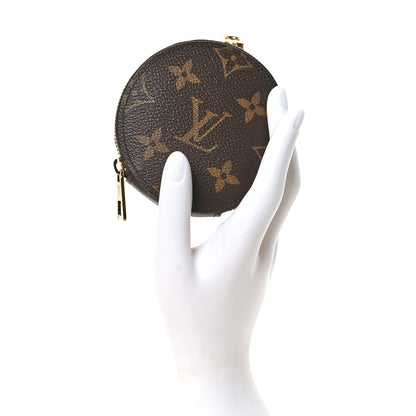 Louis Vuitton Monogram OnTheGo East West Round Coin Purse Red 2 of 6