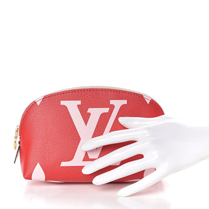 Louis Vuitton Monogram Giant Cosmetic Pouch Rouge 2 of 9