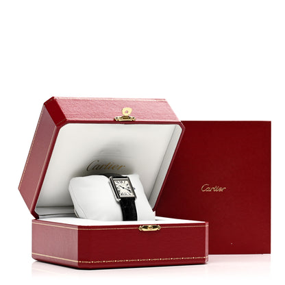 Cartier Stainless Steel Alligator 24mm Tank Solo Quartz Watch 6 of 6