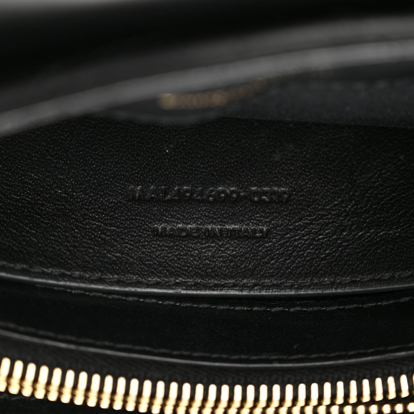Calfskin Y Quilted Monogram Small Loulou Chain Satchel Black