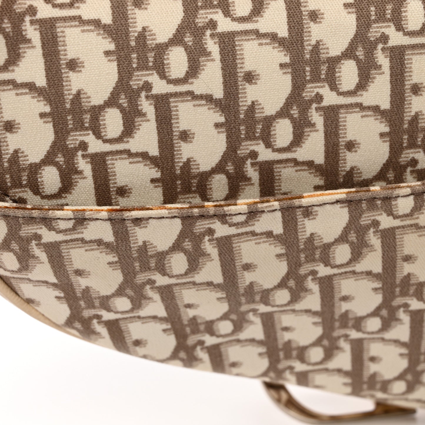 Monogram Vintage Flowers Saddle Bag Beige