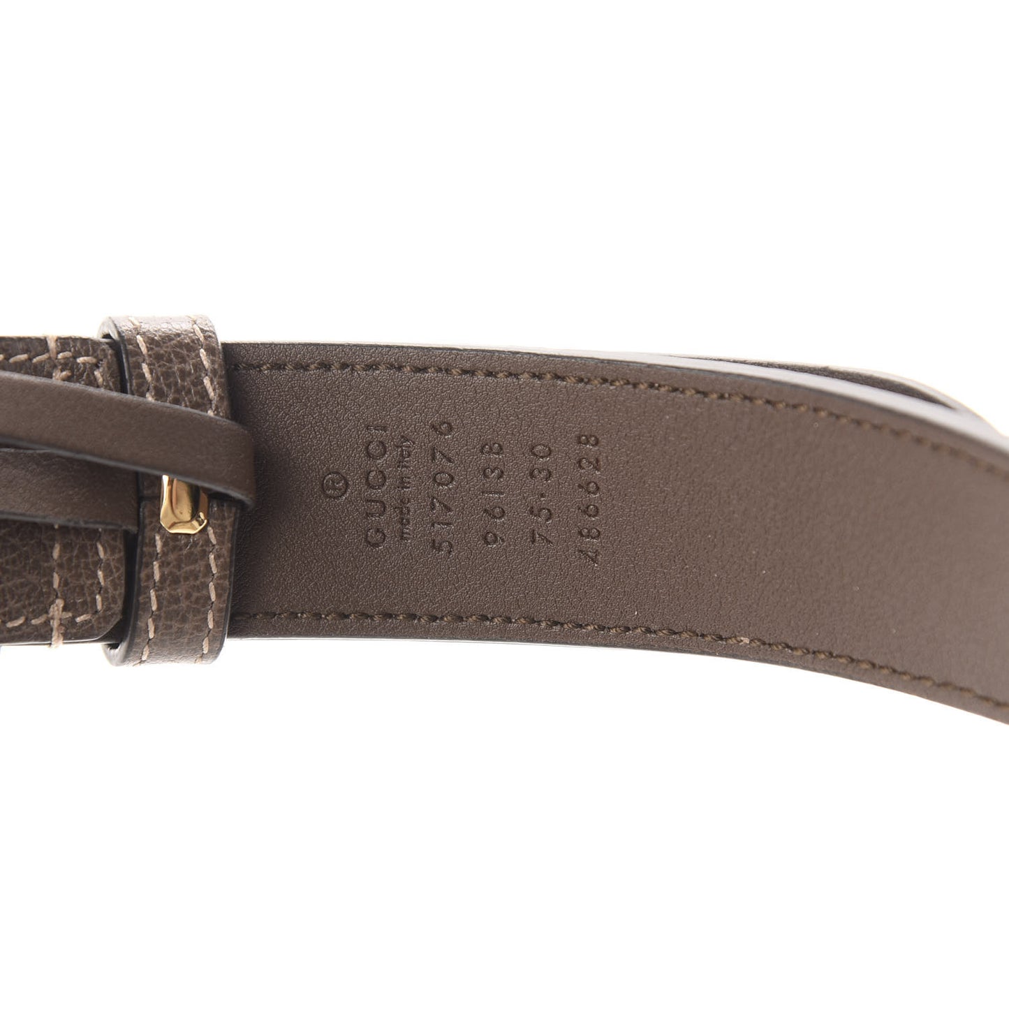 GG Supreme Monogram Web Small Ophidia Belt Bag 75 30 Dark Brown