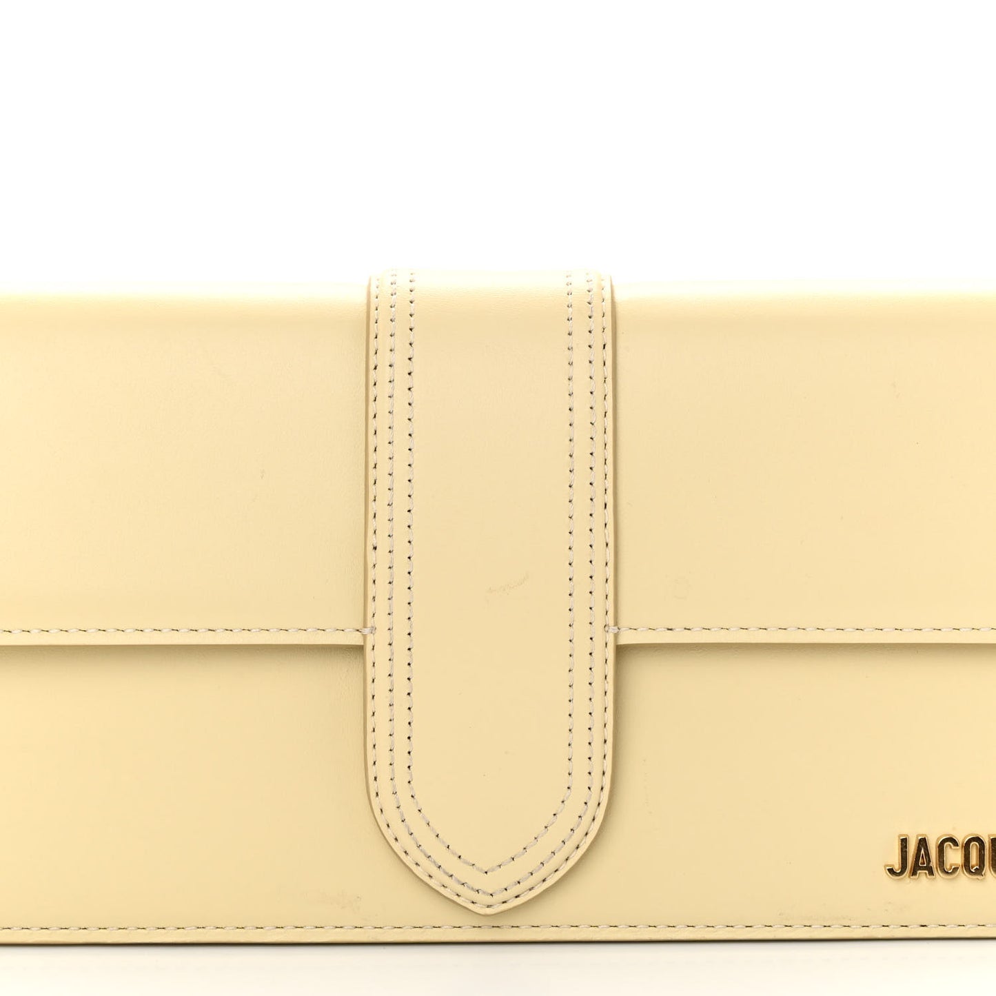 Smooth Calfskin Le Bambino Long Ivory