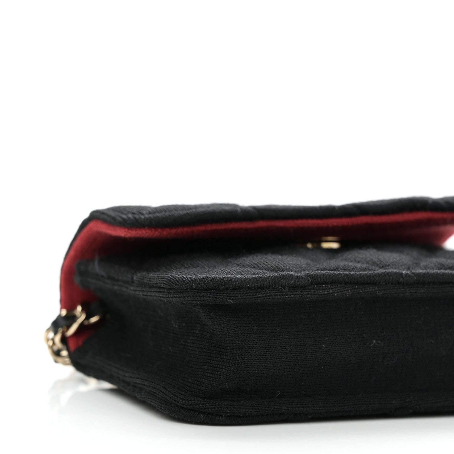 Chanel Jersey Quilted Micro Mini Flap Black 10 of 11