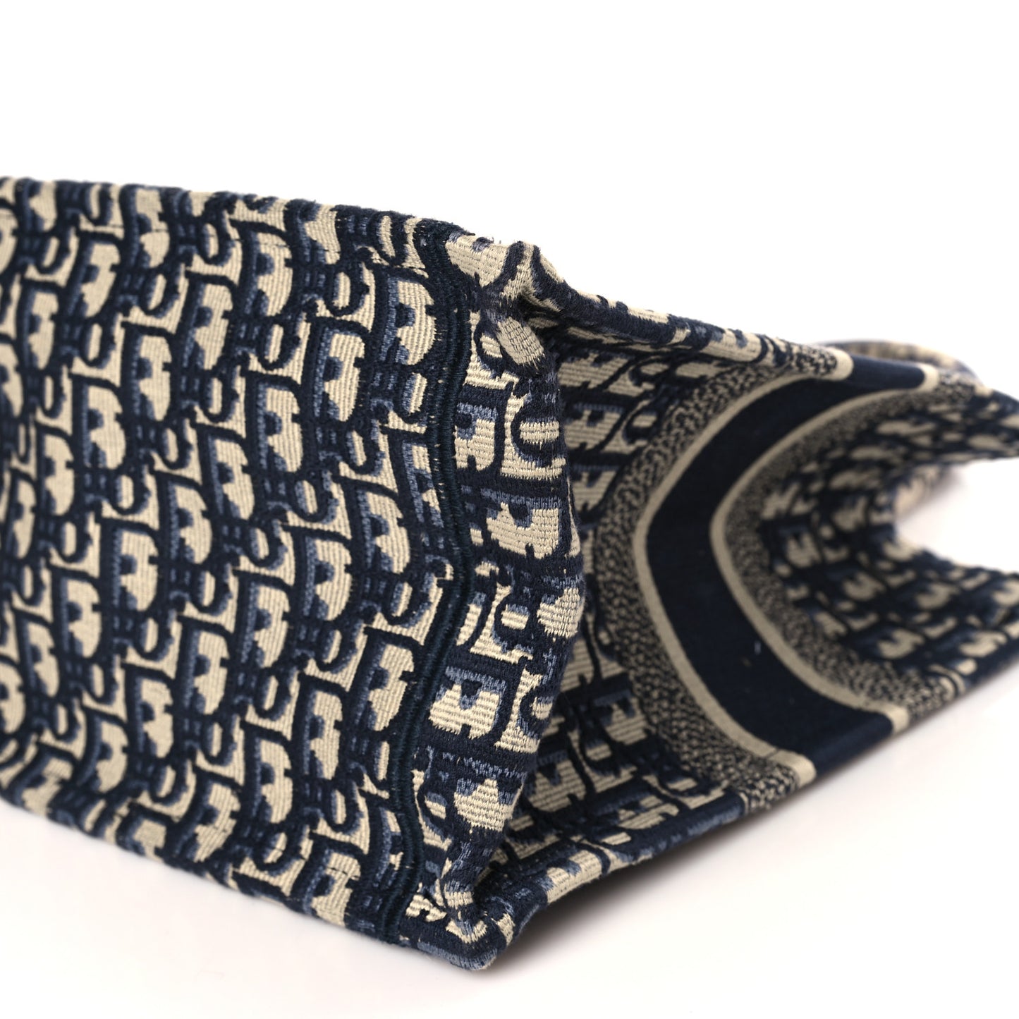 Oblique Medium Book Tote Blue Multicolor