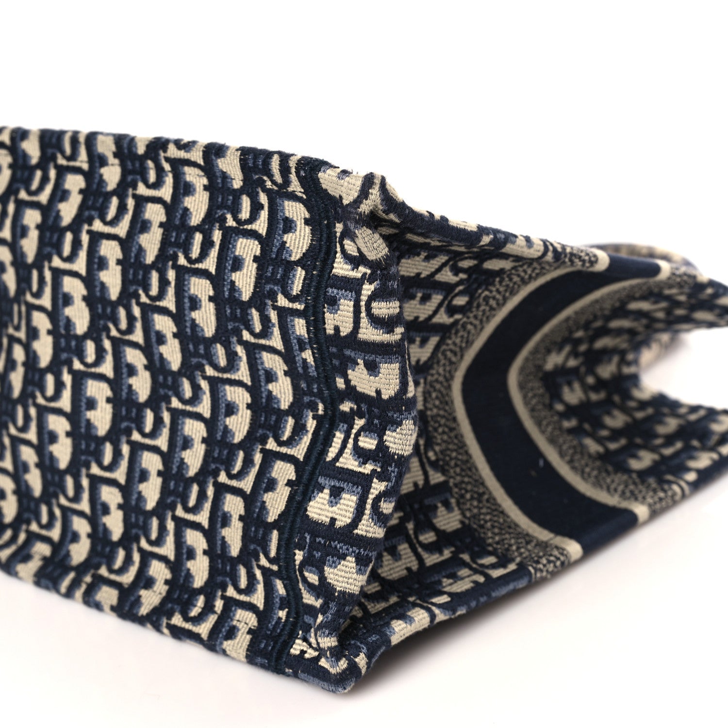 Christian Dior Oblique Medium Book Tote Blue Multicolor 9 of 9