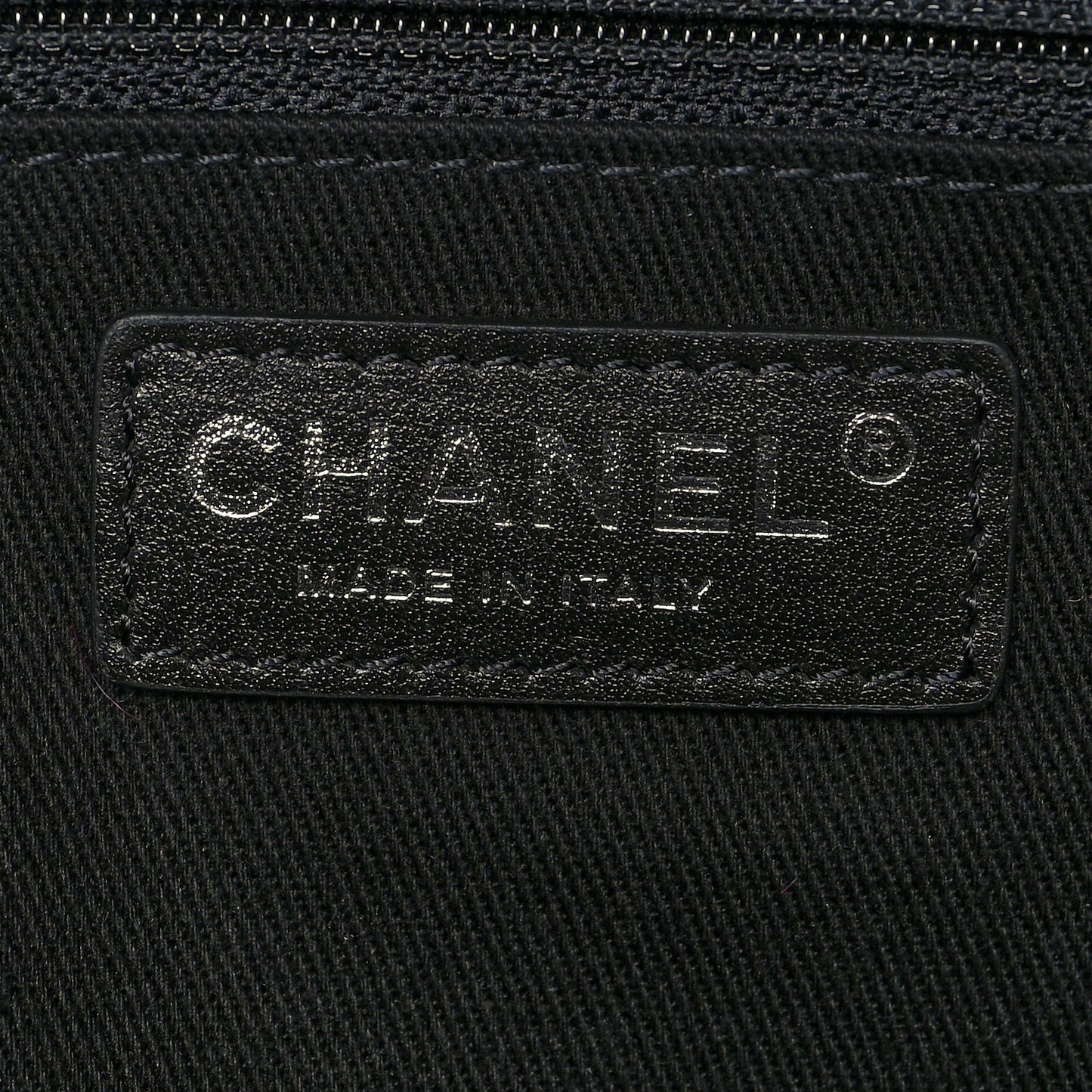 Calfskin Sequin Small Deauville Tote Black
