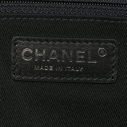 Chanel Calfskin Sequin Small Deauville Tote Black 6 of 10