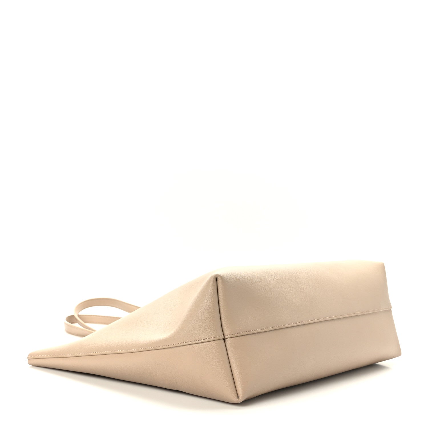 Saint Laurent Calfskin Large Shopping Tote Dark Beige 5 of 12