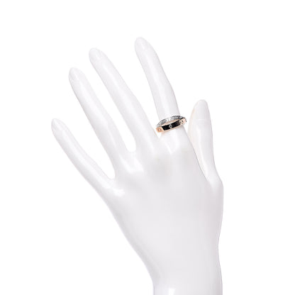 Cartier 18K Pink White Gold Diamond 2.6mm LOVE Paved Ring 51 5.75 2 of 5