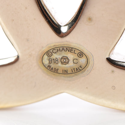 Chanel Baguette Crystal Quilted CC Brooch Gold 5 of 6